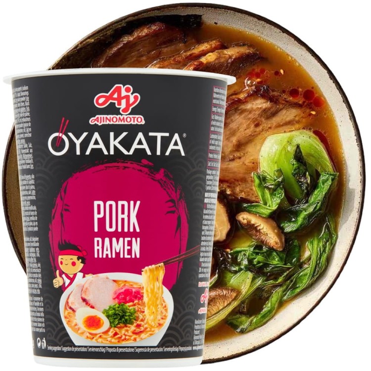 Azjatycka Zupka Błyskawiczna Instant Ramen Wieprzowina Kubek Cup 62g OYAKATA