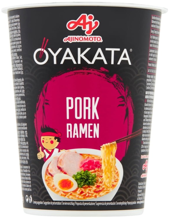 Azjatycka Zupka Błyskawiczna Instant Ramen Wieprzowina Kubek Cup 62g OYAKATA