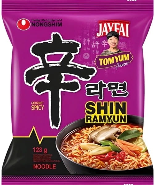 Koreańska Zupka Błyskawiczna Instant Ostra Shin Ramyun Tom Yum 123g NONGSHIM