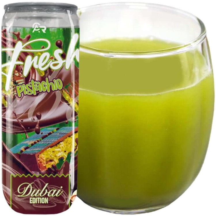 Napój Gazowany o Smaku Pistacjowo-Czekoladowym Dubai Edition 330ml FRESH PISTACHIO