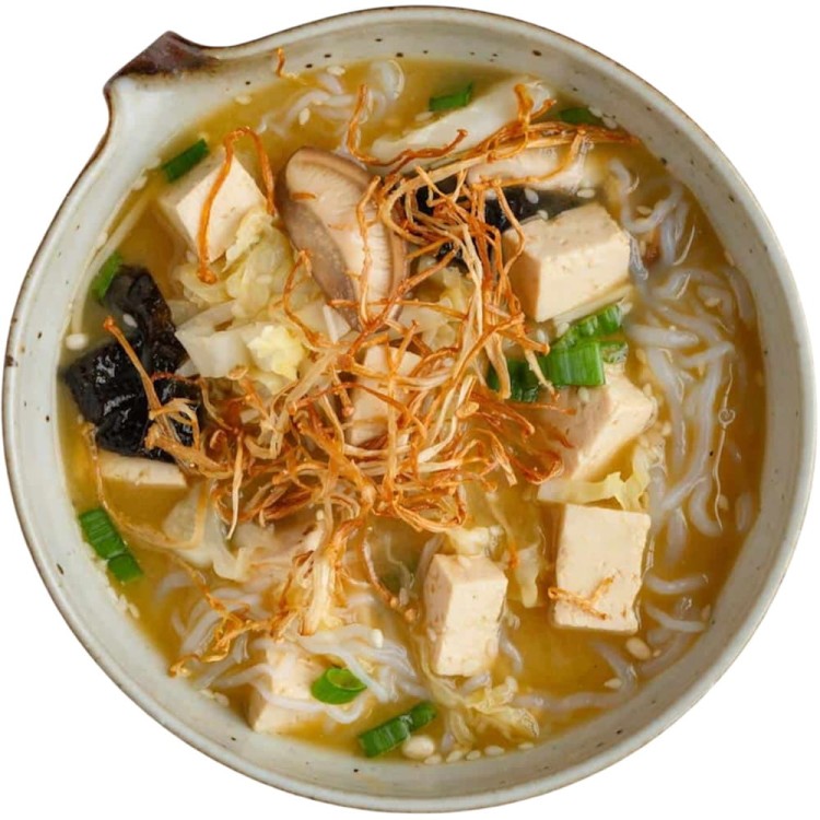 Makaron Bezglutenowy Instant z Mąki Konjac z Sosem Miso Noodles KETO 162g FIT & LIFE