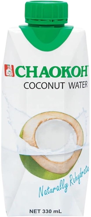 Zdrowa Woda Kokosowa z Kokosa 100% Naturalne Nawodnienie 330ml 0,33L CHAOKOH