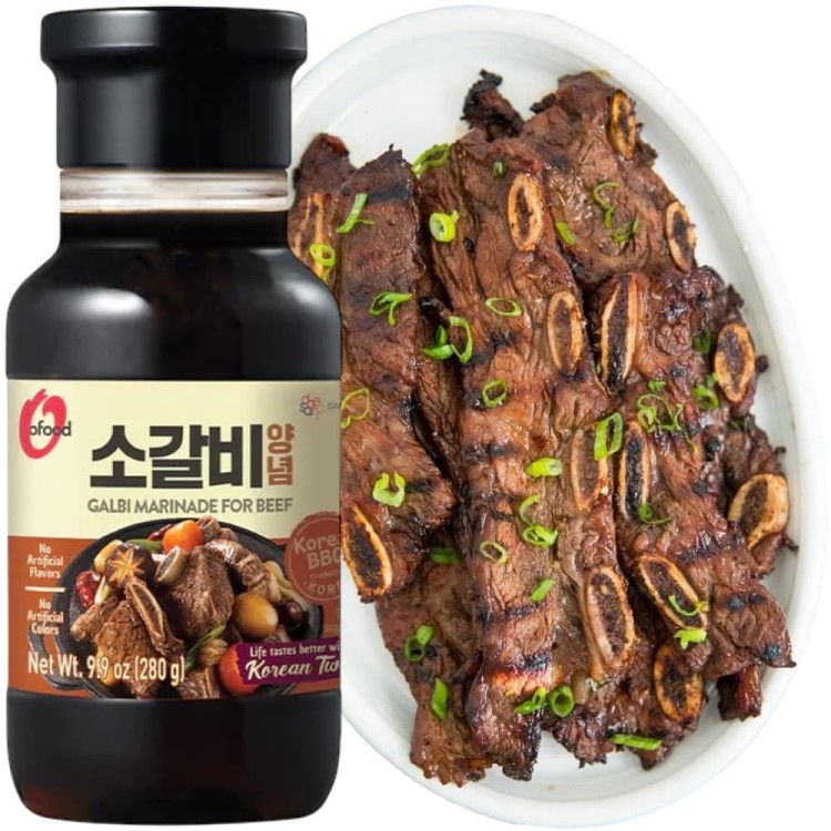 Koreańska Marynata BBQ Galbi Żeberka Do Wołowiny Na Grilla BEEF 280g O'FOOD