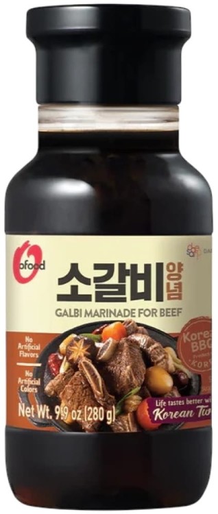 Koreańska Marynata BBQ Galbi Żeberka Do Wołowiny Na Grilla BEEF 280g O'FOOD