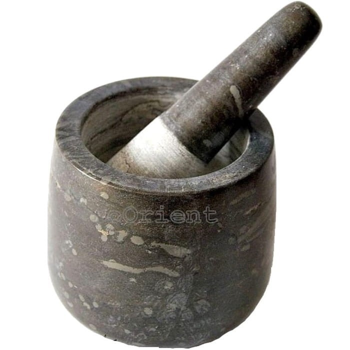 Moździerz Kuchenny Granitowy Kamienny z Tłuczkiem Średnica 11,5cm JADE TEMPLE