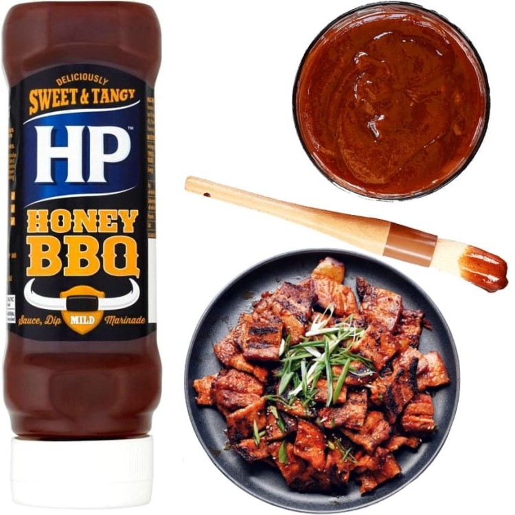 Sos Do Grilla Miodowy Honey BBQ Sauce Marynata Dip Sos z Miodem 465g HP SAUCE