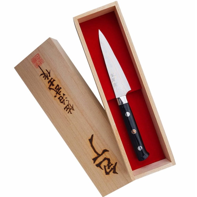 Takeshi Saji Blue Steel Ręcznie Kuty Japoński Nóż Uniwersalny 13cm