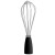 Trzepaczka Powlekana Silikonem Czarna Premium Wysokość 25cm STEEL-FUNCTION