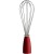 Trzepaczka Powlekana Silikonem Czerwona Premium Wysokość 25cm STEEL-FUNCTION