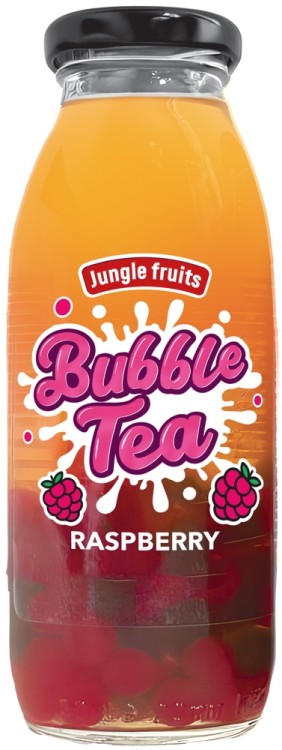 Napój Herbaciany z Pękającymi Kuleczkami Bubble Tea Malina 300ml JUNGLE FRUITS