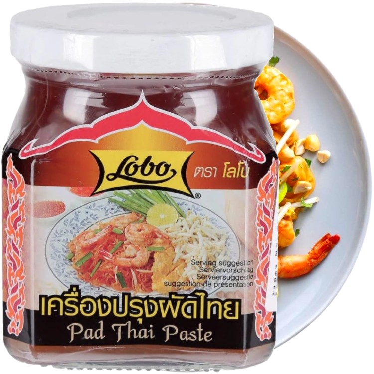 Tajska Gęsta Pasta Do Przygotowania PAD THAI Stir-Fry w Słoiku 280g LOBO