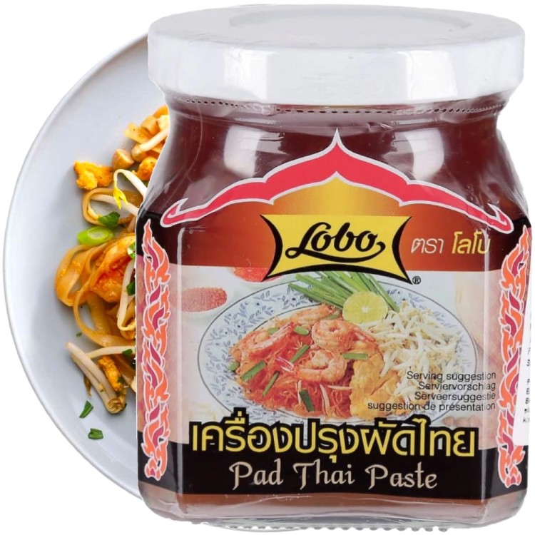 Tajska Gęsta Pasta Do Przygotowania PAD THAI Stir-Fry w Słoiku 280g LOBO