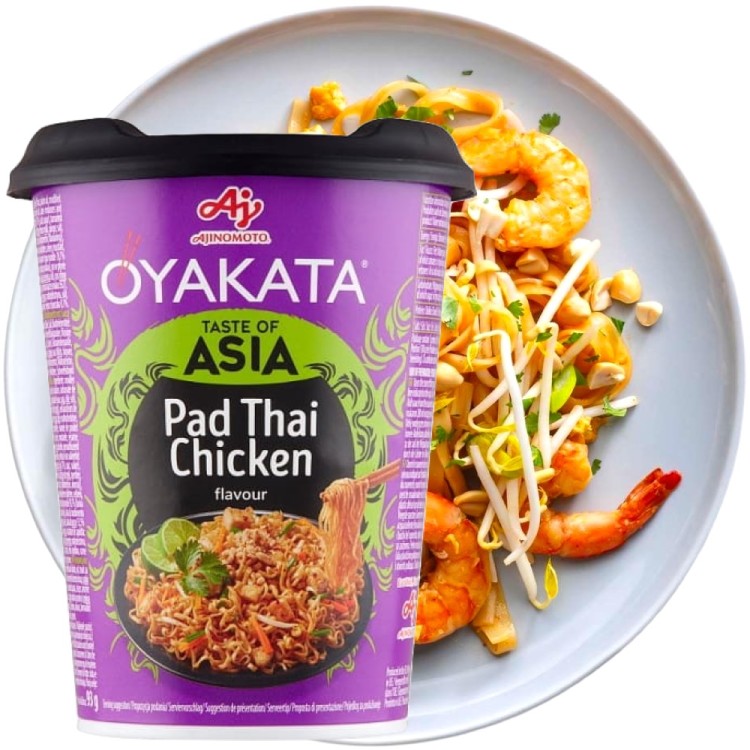 Azjatycka Zupka Błyskawiczna Makaron Instant Tajski Pad Thai Kubek Cup 93g OYAKATA