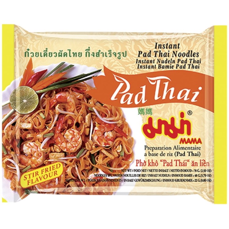 KARTON Tajska Zupka Błyskawiczna Makaron Ryżowy Instant Pad Thai 30x70g MAMA