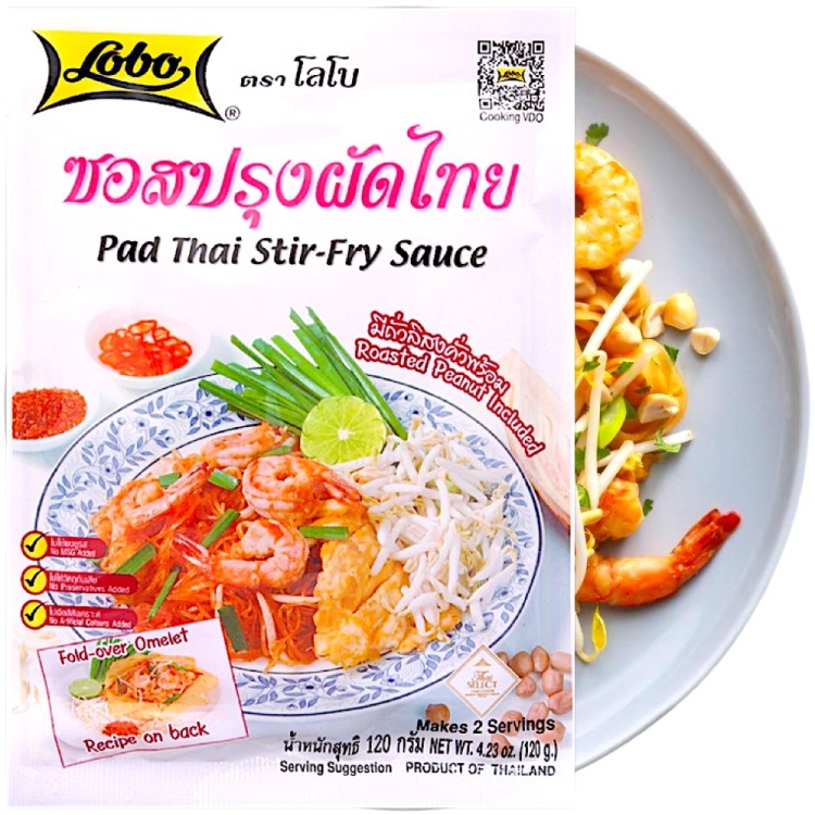Tajski Sos Do Przygotowania PAD THAI Mieszanka Stir Fry Do Woka 120g LOBO