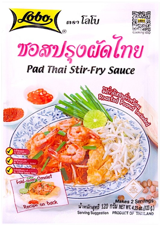 Tajski Sos Do Przygotowania PAD THAI Mieszanka Stir Fry Do Woka 120g LOBO
