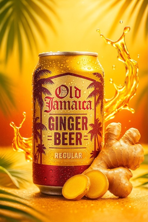 WIELOPAK Napój Piwo Bezalkoholowe Imbirowe Smak Imbiru Ginger Beer 12x330ml OLD JAMAICA