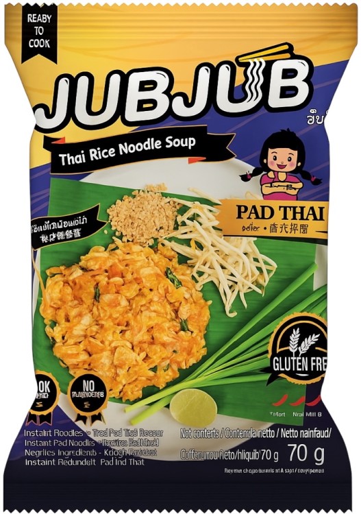 Tajska Zupka Błyskawiczna Makaron Ryżowy Instant Pad Thai 70g JUB JUB