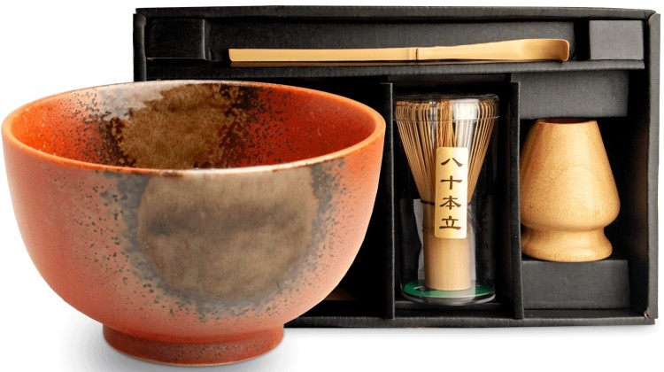 Zestaw Do Przygotowania Herbaty Matcha Matchy AKAYUU 4 Elementy EDO JAPAN