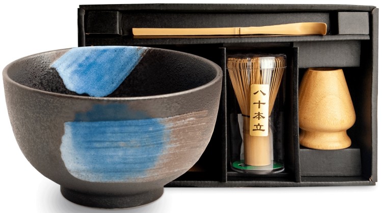 Zestaw Do Przygotowania Herbaty Matcha Matchy KURISUISHOU 4 Elementy EDO JAPAN