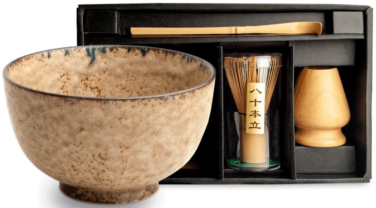 Zestaw Do Przygotowania Herbaty Matcha Matchy KIZETO 4 Elementy EDO JAPAN