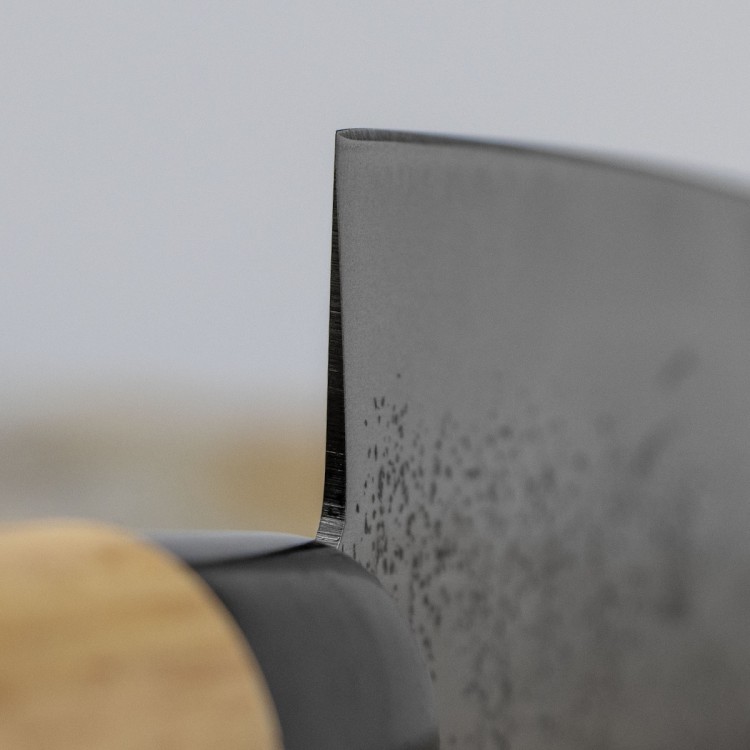 Satake Nashiji Natural Japoński Ostry Nóż Kuchenny Santoku Do Warzyw 56 HRC 17cm