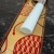 Satake Macaron Blue Japoński Ostry Nóż Kuchenny Santoku Do Warzyw 17cm