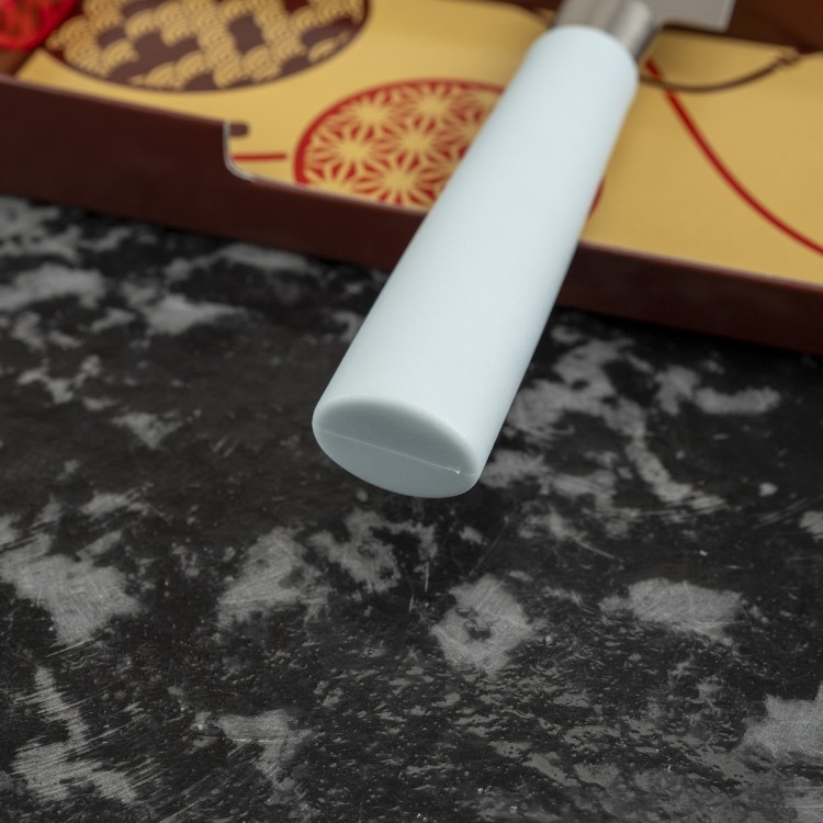 Satake Macaron Blue Japoński Ostry Nóż Kuchenny Uniwersalny Do Owoców 12cm