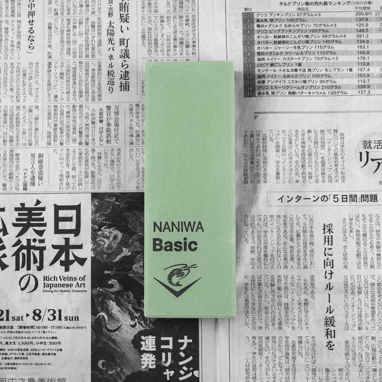 Naniwa Basic Japoński Dwustronny Kamień Do Ostrzenia Noży 220/1000