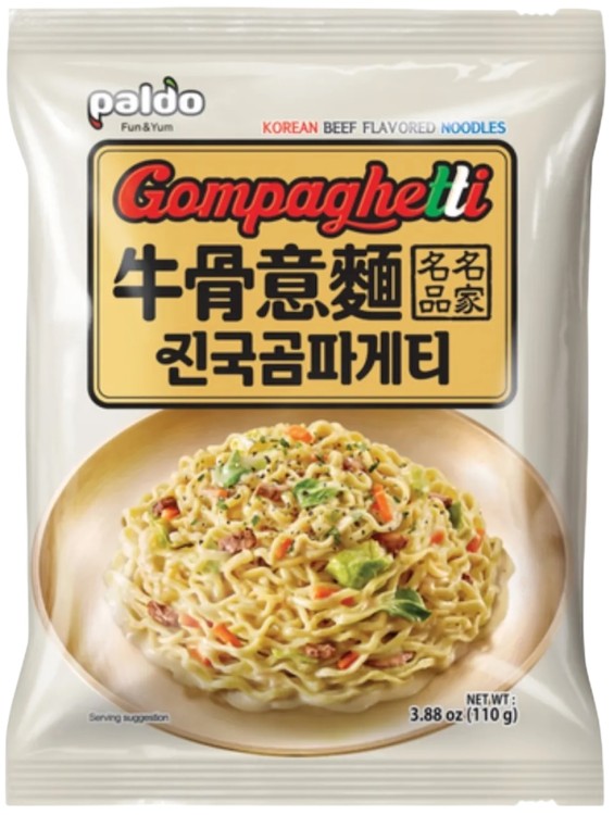 Koreańska Zupka Błyskawiczna Makaron Instant Ramen Gompaghetti Beef Flavored 110g PALDO
