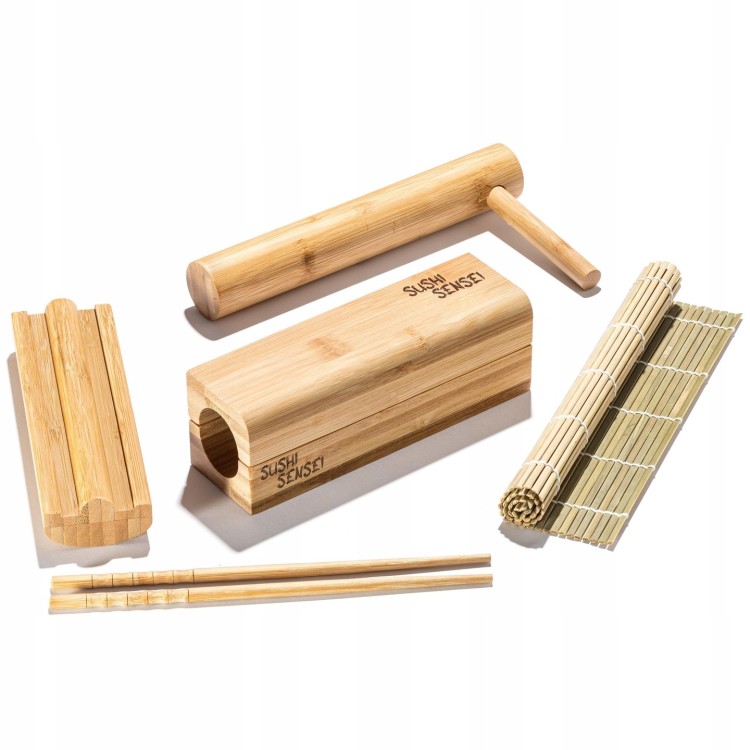 Drewniany Zestaw Do Robienia Sushi Roller Idealny Na Prezent SUSHI SENSEI