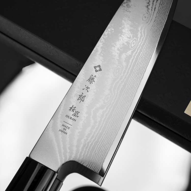 Tojiro Ouran VG-10 Damascus Japoński Nóż Kuchenny Santoku 16,5cm
