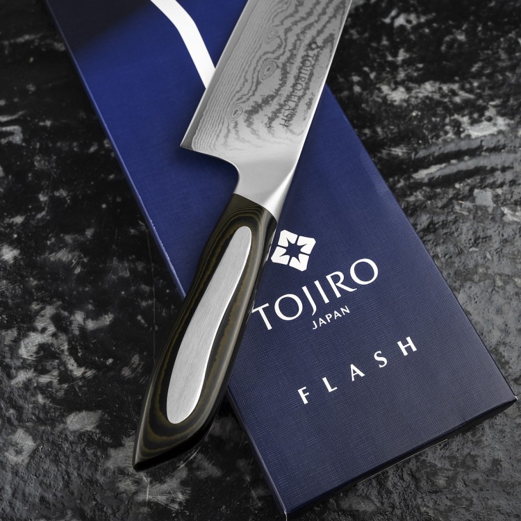 Tojiro Flash VG-10 Japoński Ostry Nóż Kuchenny Szefa Kuchni 60HRC 27cm