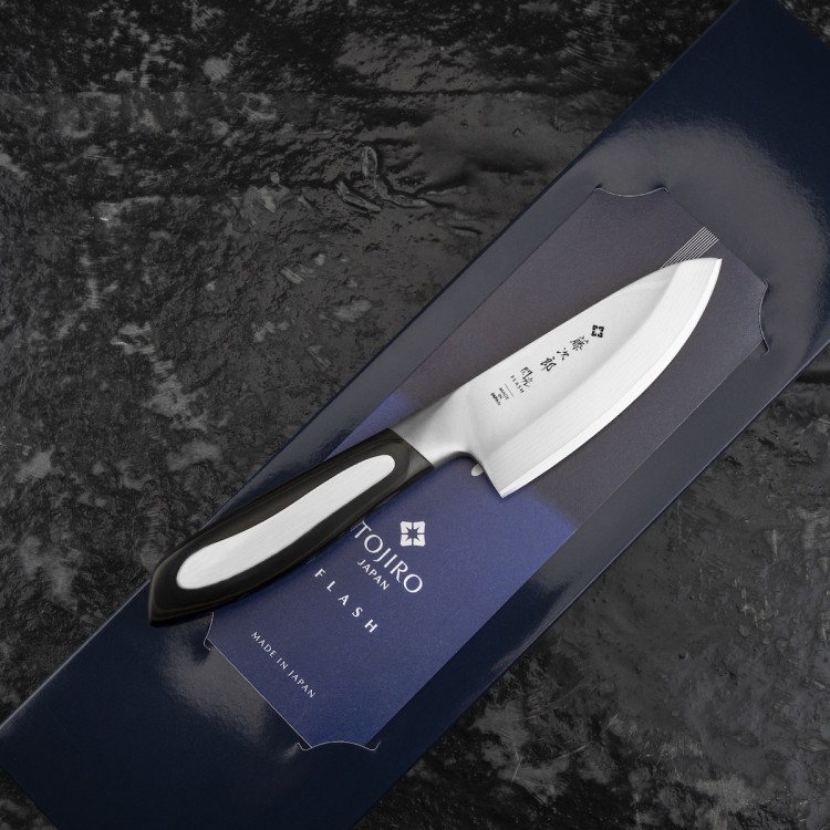 Tojiro Flash VG-10 Japoński Ostry Nóż Kuchenny Deba 60HRC 10,5cm