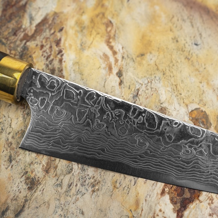 Takeshi Saji Art Fuji Unique Ręcznie Kuty R-2 Japoński Nóż Kuchenny Uniwersalny 13cm + Saya