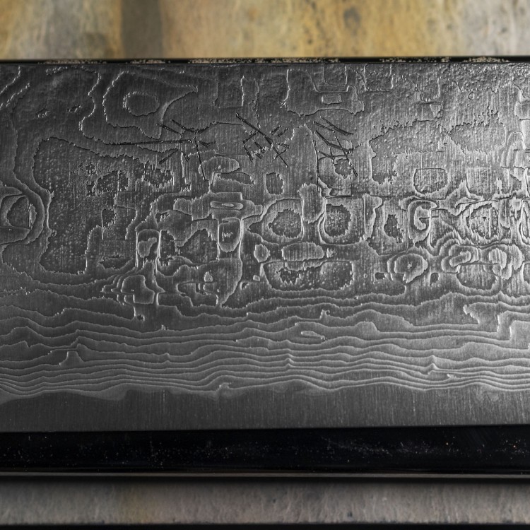 Takeshi Saji Art Fujin Raijin Ręcznie Kuty R-2 Japoński Nóż Kuchenny Nakiri 17cm + Saya