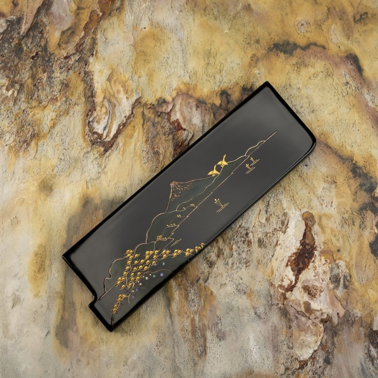 Takeshi Saji Art Fuji Unique Ręcznie Kuty R-2 Japoński Nóż Kuchenny Nakiri 17cm + Saya