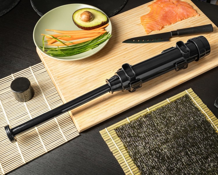 Zestaw Do Robienia Sushi Roller Maty Nóż Pałeczki Idealny Na Prezent SUSHI SET DELUXE EDITION