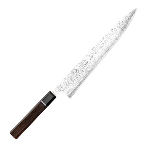 Takeshi Saji ME Ręcznie Kuty R-2 Diamond Japoński Nóż Kuchenny Sujihiki 27cm