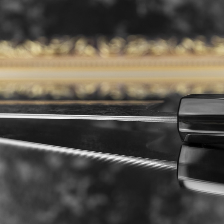 Takeshi Saji ME Ręcznie Kuty R-2 Diamond Japoński Nóż Kuchenny Santoku 18cm