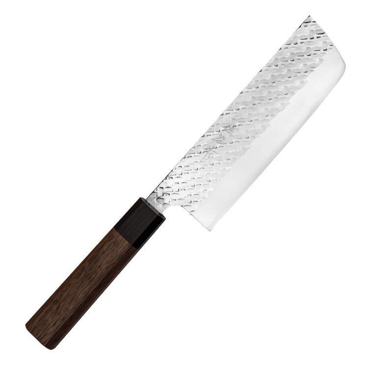 Takeshi Saji STRIX Ręcznie Kuty Japoński Ostry Nóż Kuchenny Nakiri 17cm