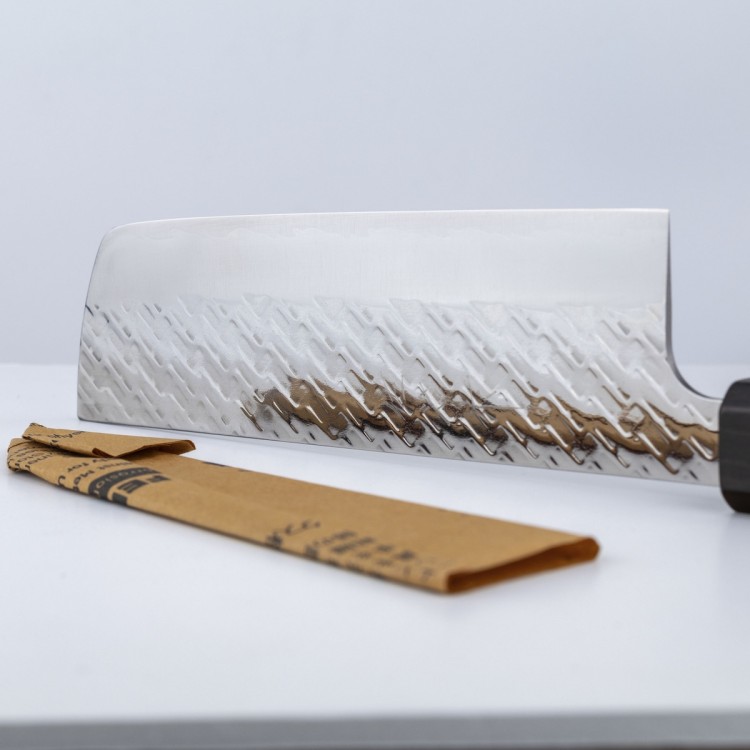 Takeshi Saji STRIX Ręcznie Kuty Japoński Ostry Nóż Kuchenny Nakiri 17cm