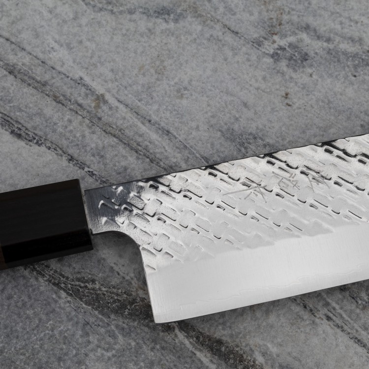 Takeshi Saji STRIX Ręcznie Kuty Japoński Ostry Nóż Kuchenny Nakiri 17cm