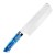 Takeshi Saji STRIX Blue Acrylic Ręcznie Kuty Japoński Ostry Nóż Kuchenny Nakiri 17cm
