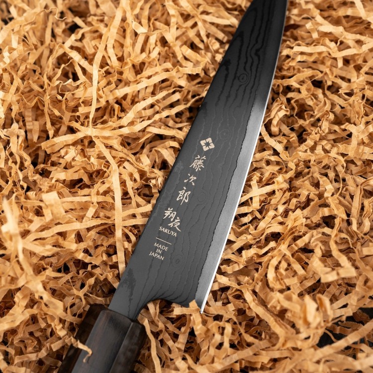 Tojiro Sakuya Black VG-10 Damascus Japoński Nóż Kuchenny Uniwersalny 13cm