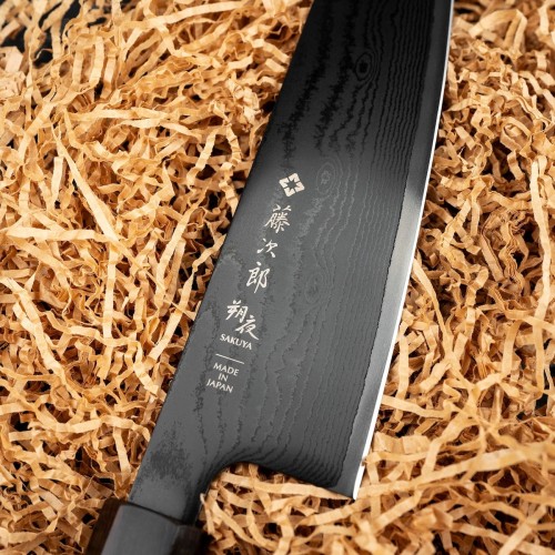 Tojiro Sakuya Black VG-10 Damascus Japoński Nóż Kuchenny Santoku 16,5cm