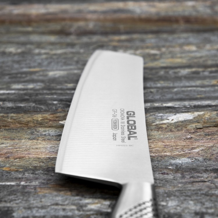 Global Japoński Nóż Kuchenny Profesjonalny Do Warzyw 56-58 HRC 20cm GF-36