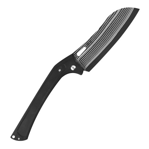 Takeshi Saji R-2 Ręcznie Kuty Składany Japoński Nóż Santoku 62-63 HRC 13cm