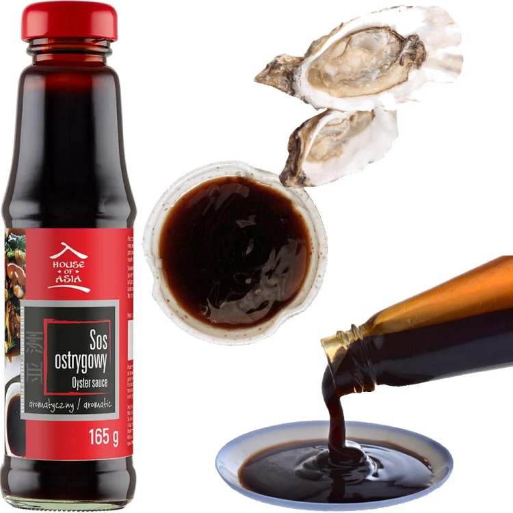 Aromatyczny Sos Ostrygowy GĘSTY Słodki Sojowy Smak 165g HOUSE OF ASIA