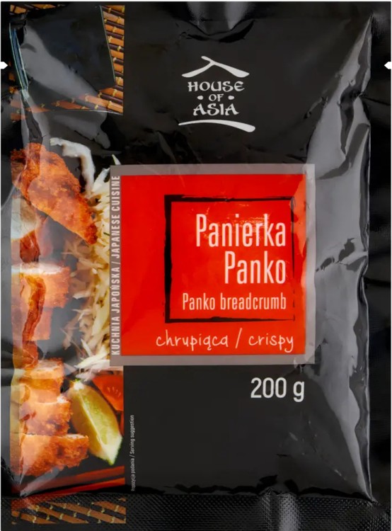 Chrupiąca Panierka Panko Do Mięsa i Krewetek Japońska Bułka Tarta 200g HOUSE OF ASIA